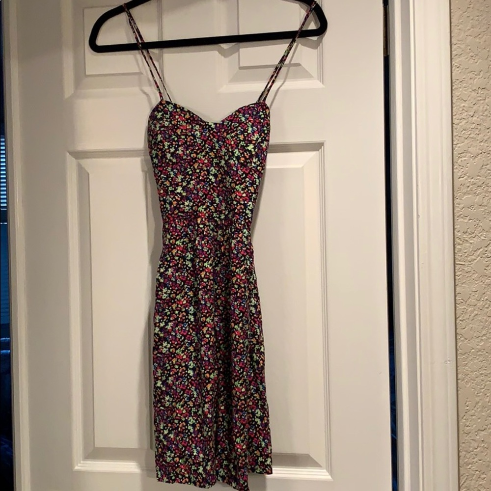 Neón floral summer dress